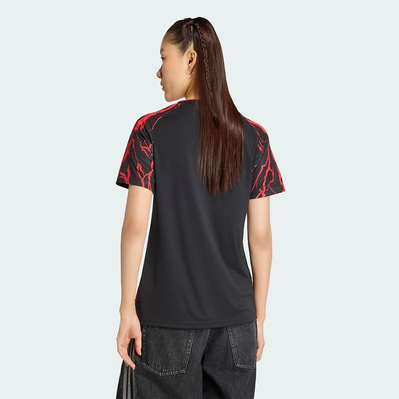 Maillot réplique adidas noir pour femme des New York Red Bulls 2026 « The Rooted Kit »