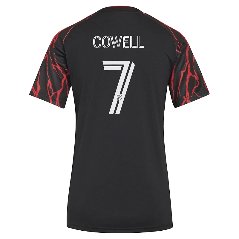Maillot réplique adidas Cade Cowell noir New York Red Bulls 2026 « The Rooted Kit » pour femme