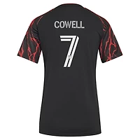 Maillot réplique adidas Cade Cowell noir New York Red Bulls 2026 « The Rooted Kit » pour femme