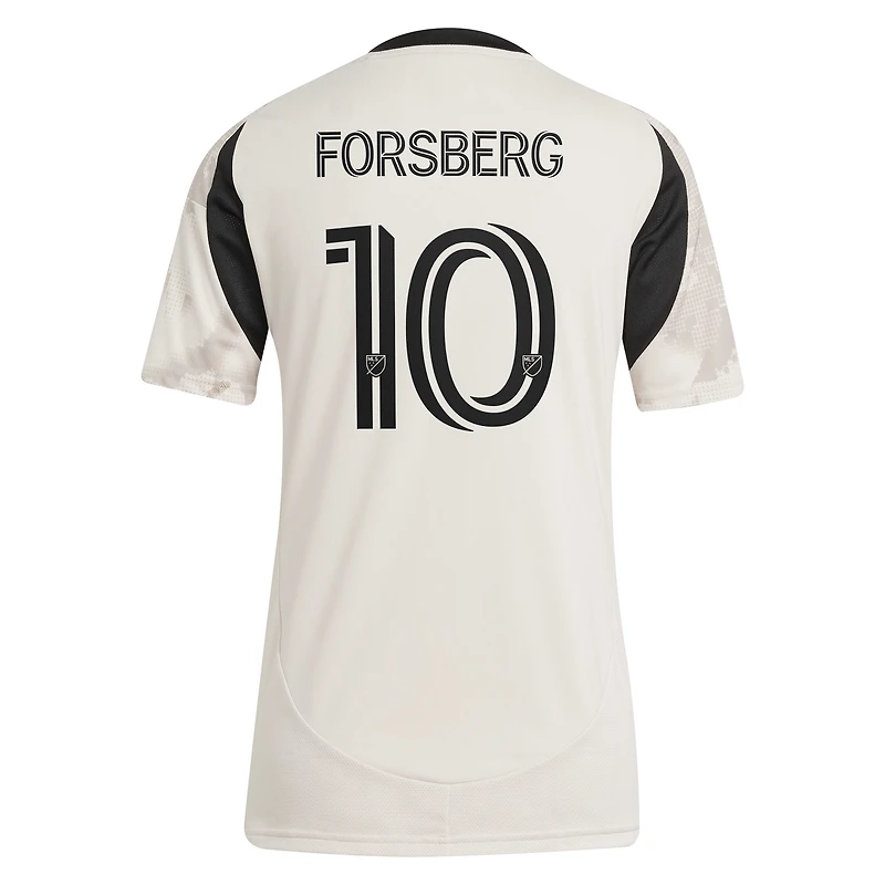 Maillot réplique adidas Emil Forsberg Tan New York Red Bulls 2025 Stone Kit pour femme