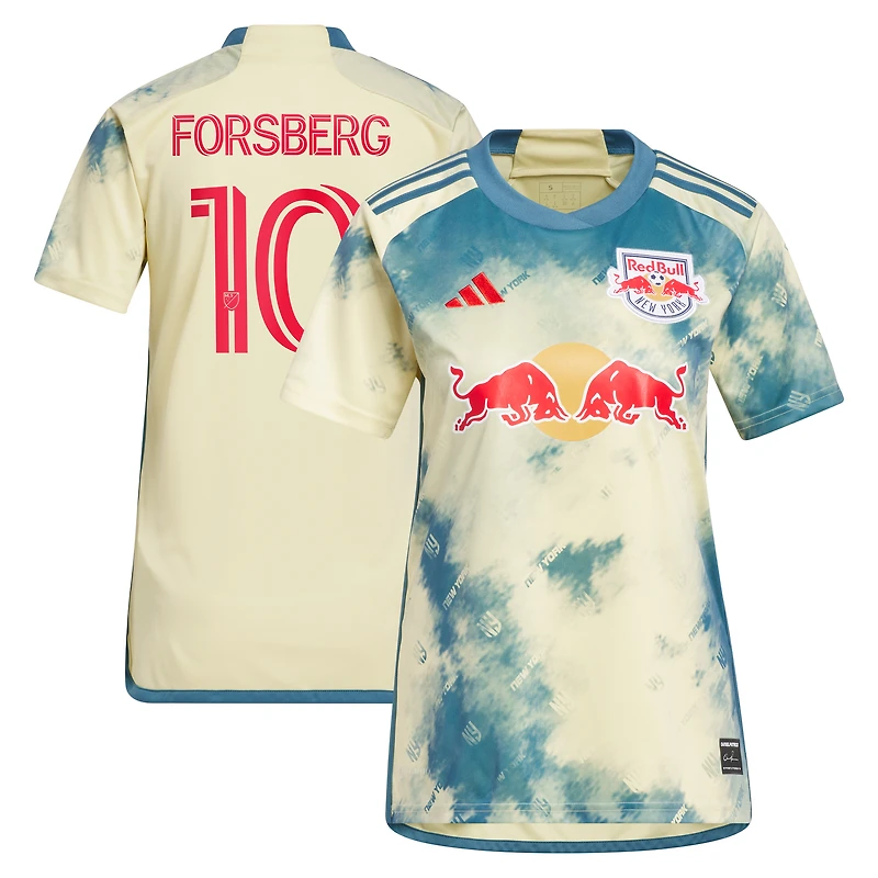 Women's adidas Emil Forsberg Red New York Bulls 2024 Legacy Replica Player Jersey