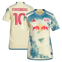 Women's adidas Emil Forsberg Red New York Bulls 2024 Legacy Replica Player Jersey