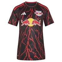 Women's adidas Eric Maxim Choupo-Moting Black New York Red Bulls 2026 The Rooted Kit Replica Jersey