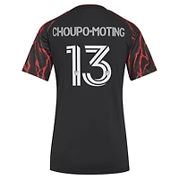 Women's adidas Eric Maxim Choupo-Moting Black New York Red Bulls 2026 The Rooted Kit Replica Jersey