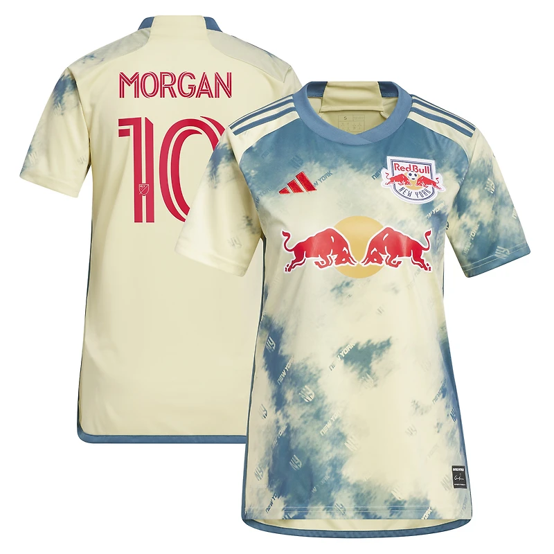 Women's adidas Lewis Morgan Yellow New York Red Bulls 2023 Daniel Patrick Kit Replica Jersey