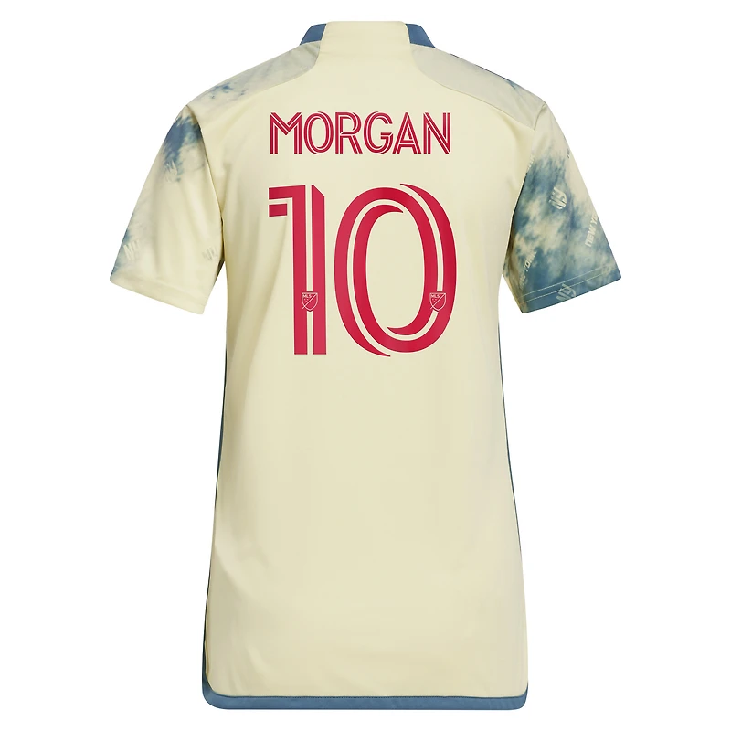 Women's adidas Lewis Morgan Yellow New York Red Bulls 2023 Daniel Patrick Kit Replica Jersey