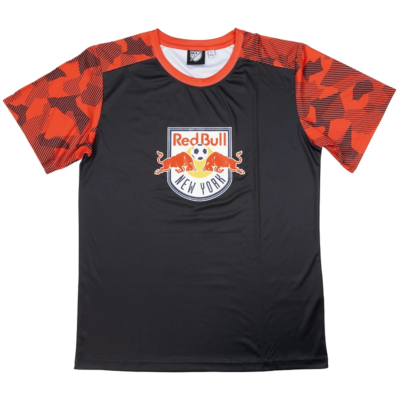 Youth Sport Design Sweden  Black New York Red Bulls Starting Lineup Home T-Shirt