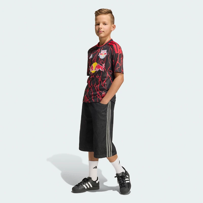 Maillot réplique adidas noir New York Red Bulls 2026 « The Rooted Kit » pour jeunes