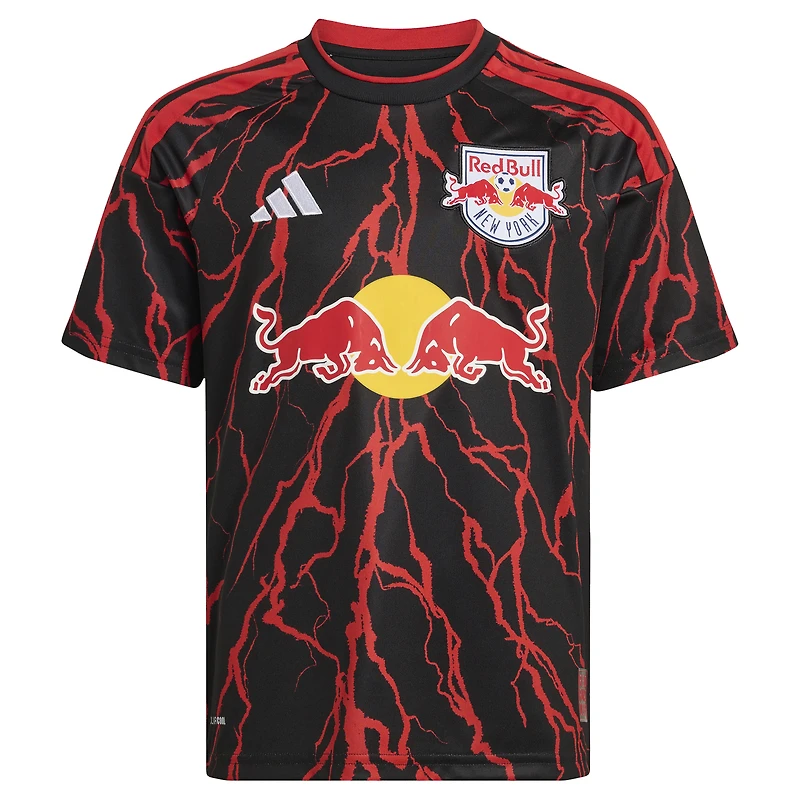 Maillot réplique adidas Cade Cowell noir New York Red Bulls 2026 « The Rooted Kit » pour enfant