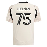 Maillot de joueur réplique adidas Daniel Edelman Tan New York Red Bulls 2025 Stone Kit pour jeune