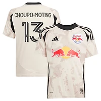 Maillot de joueur réplique adidas Eric Maxim Choupo-Moting Tan New York Red Bulls 2025 Stone Kit pour jeune