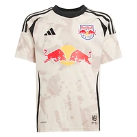 Youth adidas Eric Maxim Choupo-Moting Tan New York Red Bulls 2025 Stone Kit Replica Player Jersey