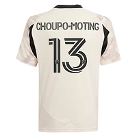 Maillot de joueur réplique adidas Eric Maxim Choupo-Moting Tan New York Red Bulls 2025 Stone Kit pour jeune