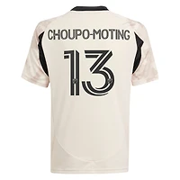 Youth adidas Eric Maxim Choupo-Moting Tan New York Red Bulls 2025 Stone Kit Replica Player Jersey