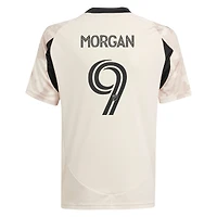 Youth adidas Lewis Morgan Tan New York Red Bulls 2025 Stone Kit Replica Player Jersey