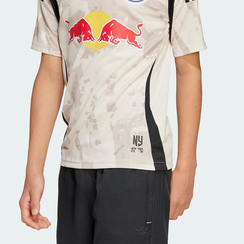 Maillot réplique adidas Tan New York Red Bulls 2025 Stone Kit pour jeunes