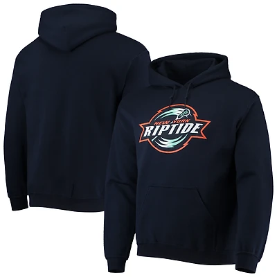 Sweat À Capuche Homme Bleu Marine New York Riptide Solid Pullover