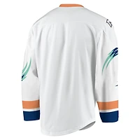 Men's White/Navy New York Riptide Replica Jersey