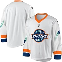 Youth White/Navy New York Riptide Replica Jersey