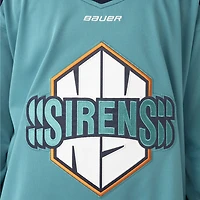 Maillot de hockey réplique pour jeunes New York Sirens bleu sarcelle