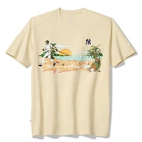 Tommy Bahama  Cream New York Yankees Sunset Slugger T-Shirt
