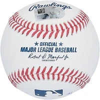 Aaron Judge & Anthony Volpe New York Yankees Autographed Baseball with 2x MLB Debut Inscriptions - Limited Edition of 24