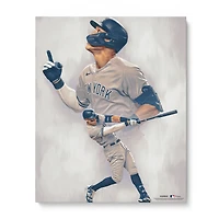 Impression photo du record de coups de circuit de la Ligue américaine Aaron Judge New York Yankees 16" x 20" - Conçue par l'artiste Brian Konnick