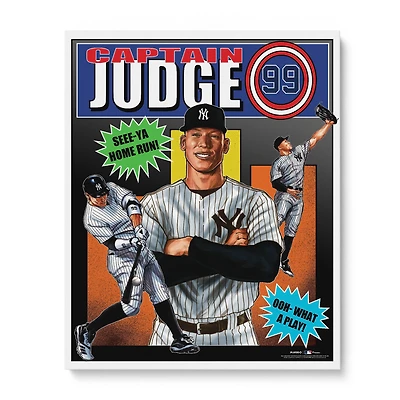 Impression photo de Aaron Judge, New York Yankees, 16" x 20" - Art de Brian Kong
