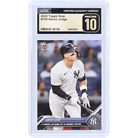 Aaron Judge New York Yankees 2023 Topps Now 1st Career 3-HR Game #754 CGC Authenticated Pristine 10 Card