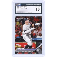 Aaron Judge New York Yankees 2023 Topps Now Fastest To 250 Career Homers In MLB History #800 CGC Authenticated 10 Card