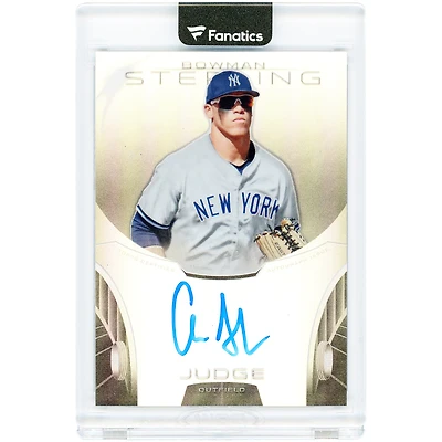 Carte autographiée d'Aaron Judge, Yankees de New York, Bowman Sterling 2013 #BSAP-AJ #59/150