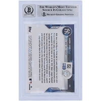 Aaron Judge New York Yankees Autographié Topps 2022 Maintenant 61e HR #975 Beckett Fanatics Witnessed Authenticated 10 Card