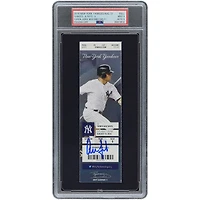 Billet autographié par Aaron Judge des Yankees de New York, daté du 13 août 2016, pour son premier coup de circuit en MLB (premier coup de circuit