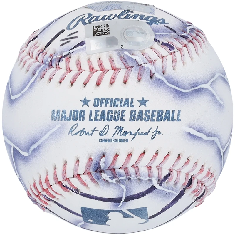 Ballon de baseball dédicacé par Aaron Judge des New York Yankees - Illustration par Stadium Custom Kicks - Édition limitée n°1 sur 1 - HG99285134