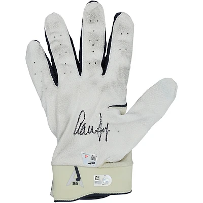Aaron Judge New York Yankees Autographed Game-Used Cream Jordan Brand Right-Handed Batting Glove from the 2025 MLB Season - HH98517165