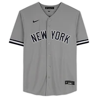 Aaron Judge New York Yankees Autographed Nike Grey Replica Jersey