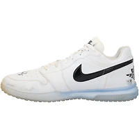 Aaron Judge New York Yankees Autographed Player-Worn White Jordan Brand Shoes from the 2025 MLB Season - HH98517176-77
