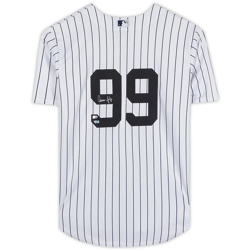 Aaron Judge New York Yankees Autographed White Nike Replica Jersey