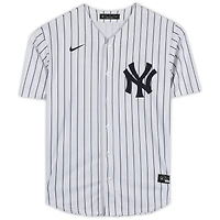 Maillot réplique blanc Nike autographié d'Aaron Judge, Yankees de New York