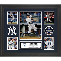 Aaron Judge New York Yankees Framed 20" x 24" 5-Photo Collage with a Piece of Game-Used Baseball