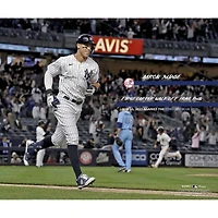 Photo non signée du premier coup de circuit victorieux en carrière d'Aaron Judge, Yankees New York