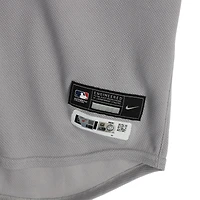 Maillot gris Nike porté par Amed Rosario (New York Yankees) n° 14 contre les Blue Jays de Toronto le 4 octobre 2025 - Match 1 de la série de division de la Ligue américaine