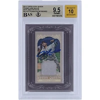 Andy Pettitte New York Yankees Autographed 2012 Topps GQ Framed Mini Jersey Relic #GQMR-APE Beckett Fanatics Witnessed Authenticated /10 Card