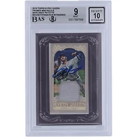Andy Pettitte New York Yankees Autographié 2012 Topps GQ Mini Encadré Jersey Relic #GQMR-APE Beckett Fanatics Witnessed Authenticed 9/10 Card