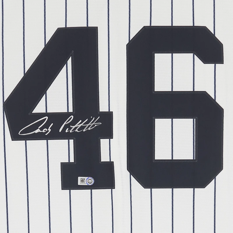 Andy Pettitte New York Yankees Autographed White Nike Replica Jersey