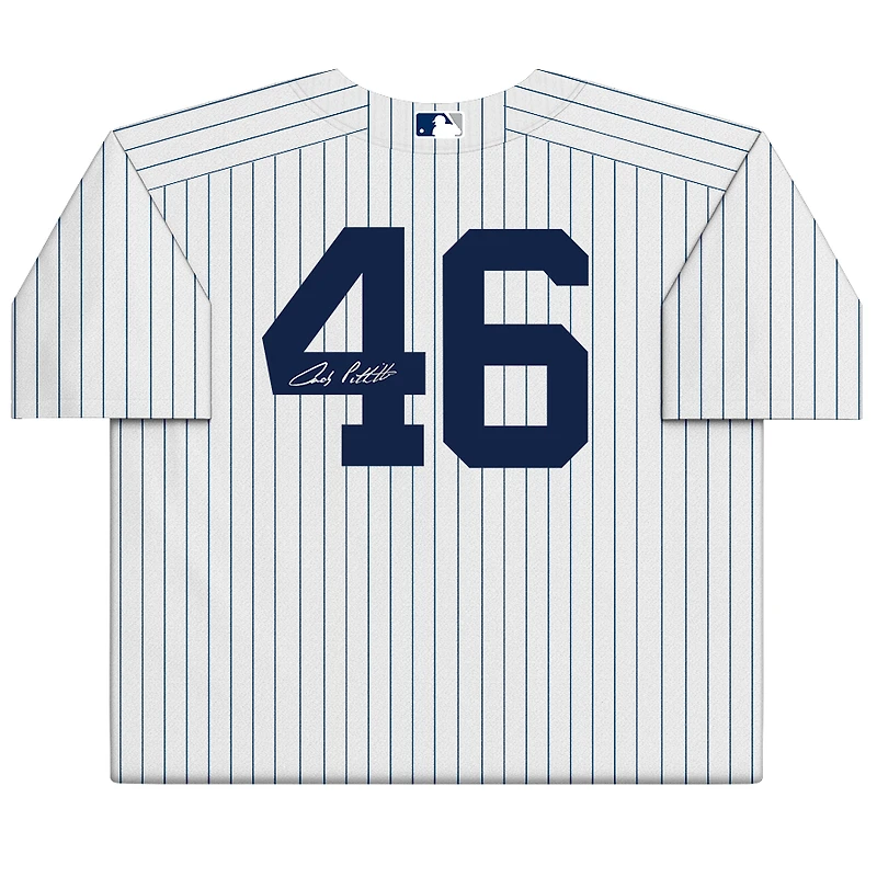 Maillot réplique Nike blanc autographié par Andy Pettitte des Yankees de New York