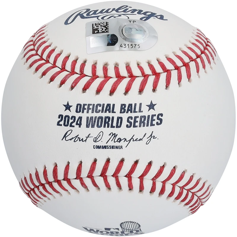 Anthony Rizzo New York Yankees Autographed 2024 World Series Logo Baseball