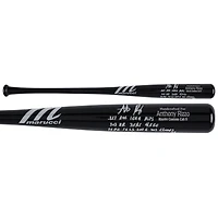 Bâton de baseball Marucci modèle match autographié par Anthony Rizzo des Yankees de New York, avec inscriptions multiples