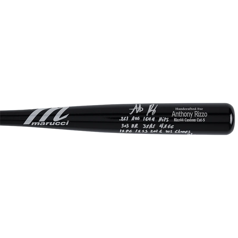 Anthony Rizzo New York Yankees Autographed Marucci Game Model Bat with Multiple Inscriptions - Limited Edition of 10