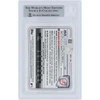 Anthony Volpe New York Yankees Autographié 2020 Bowman Chrome Prospects 1er Bowman Gold Ink #BCP-139 Beckett Fanatics Witnessed Authenticed Card avec l'inscription "Go Yankees"